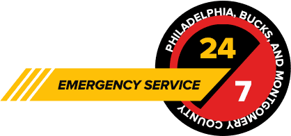 24/7 Emergency Service in Philadelphia, Bucks, and Montgomery County